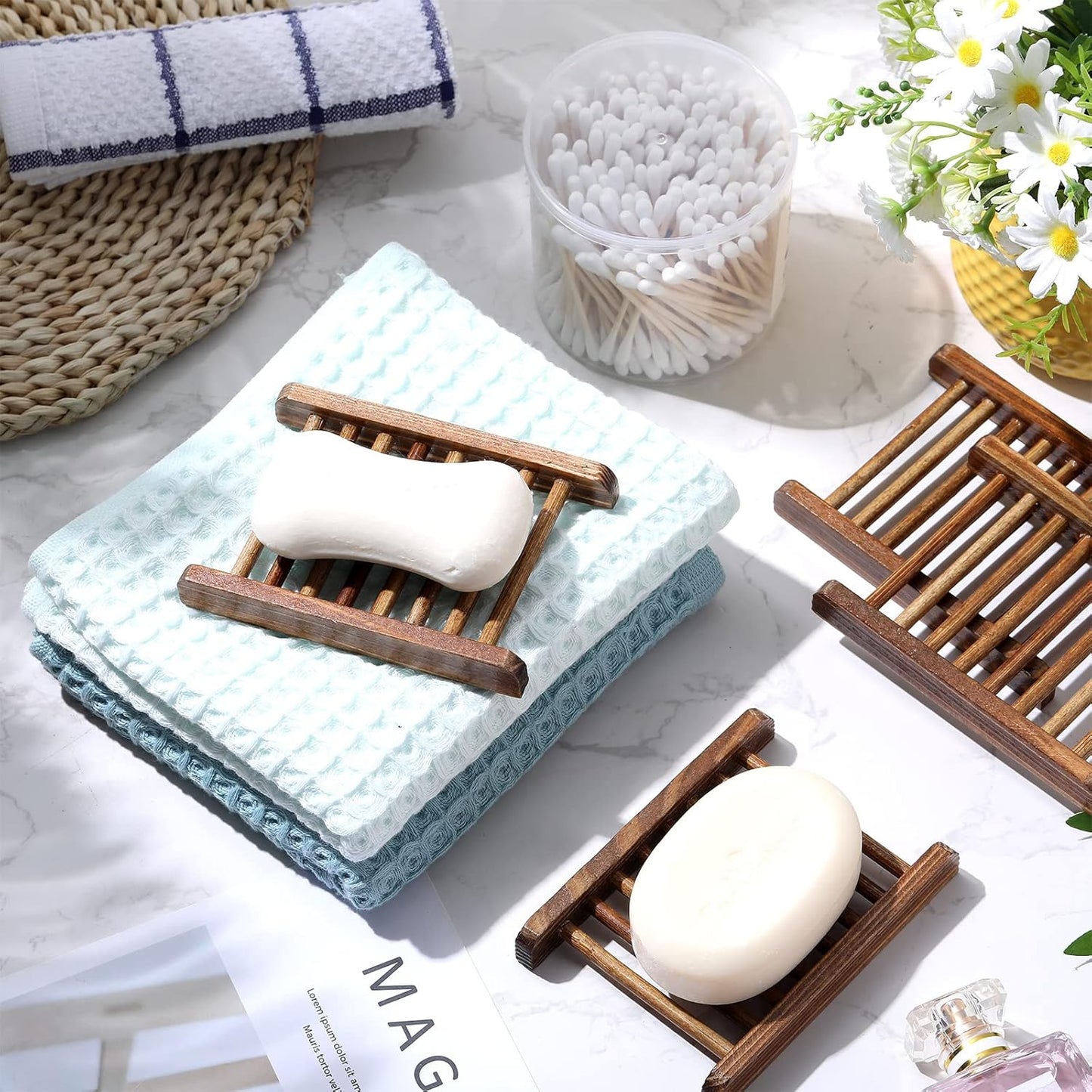 Bamboo Wood Soap Dish